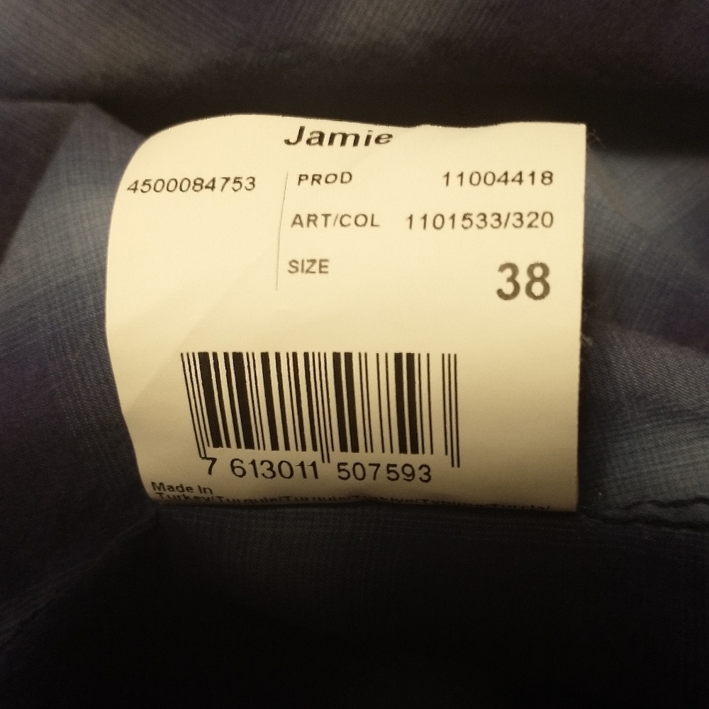 Strellson Jamie Slim Fit Checked Button Front Long Sleeve Shirt - Picture 5 of 8